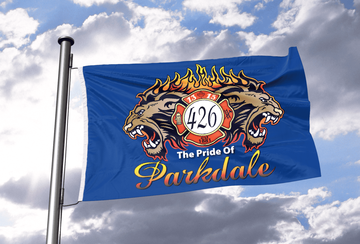 Custom Pole Flags - Fireground Apparel Co.