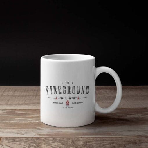 Vintage Fireground Coffee Mug Mock Up
