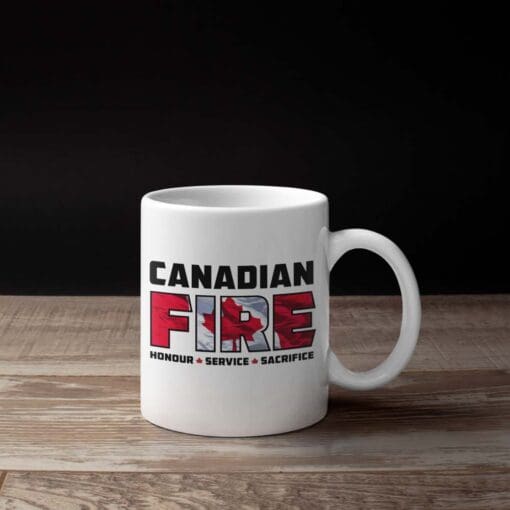 Canadian Fire Coffee Mug Mock Up