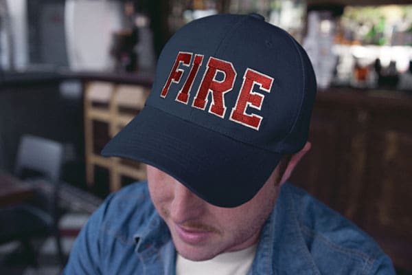 fire baseball hats