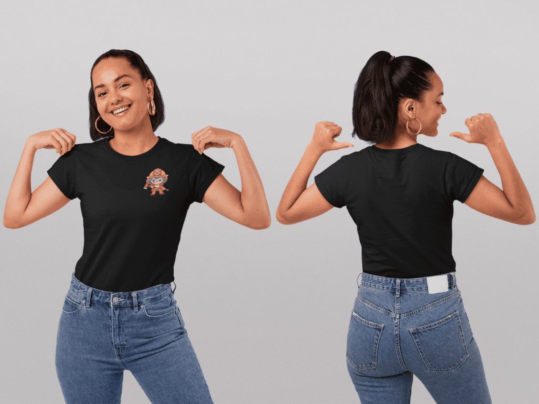 firegirl tshirt front logo only