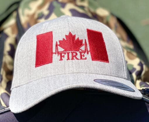 Hat Grey All In Canadian Fire Check
