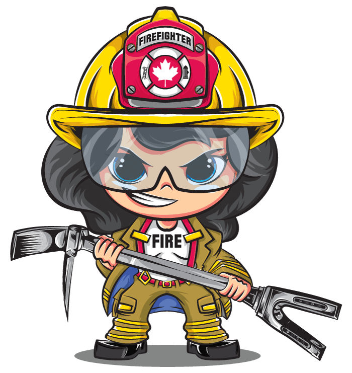 Fire Girl Brunette
