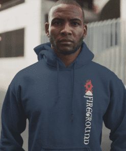 Alternative view of Thin Red Line | Hoodie