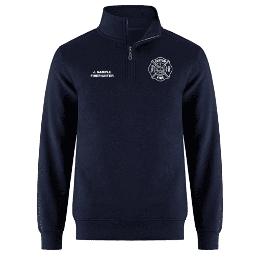 Quarter zip Job Sweater