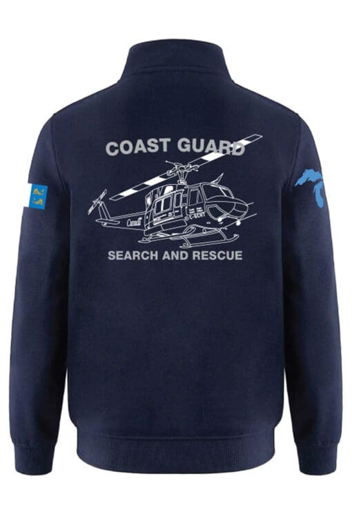 Coast Guard1/4 Zip Sweater - Image 3