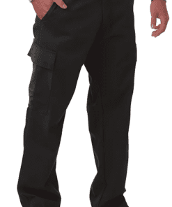 Westex Ultrasoft® Flame Resistant Cargo Pants in Black, featuring multiple utility pockets and a comfortable fit. Designed for fire and emergency service professionals, these pants offer superior flame resistance and durability.